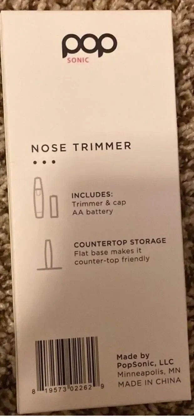 Pop Sonic Ear & Nose Hair‎ Trimmer - Emerald Green